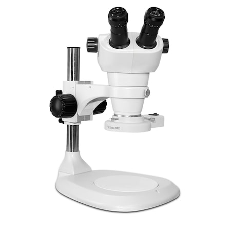 Scienscope NZ Stereo Zoom Binocular With Compact LED Light On Lab Stand NZ-PK1-E1